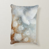 結婚式の鳩のアクセントスロー枕 アクセントクッション (裏面(縦))