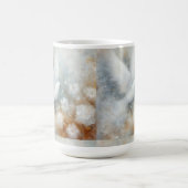 結婚式の鳩の花のマグカップ コーヒーマグカップ (中央)