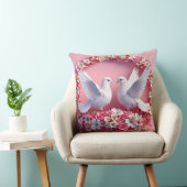 結婚式の鳩の芸術 クッション (椅子)