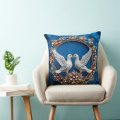 結婚式の鳩 アート クッション (椅子)