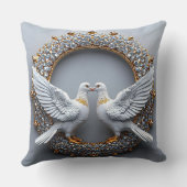 結婚式の鳩 クッション (裏面)