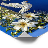 結婚式の鳩 ポスター (角)