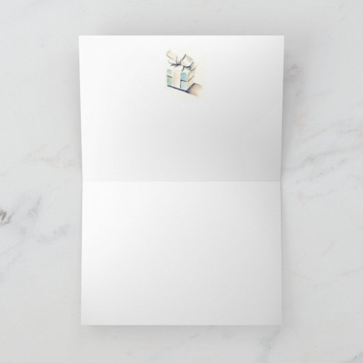 結婚式のGateaux カード (内部)