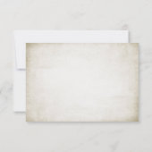 結婚式のivyとレースの返信 招待状 (裏面)