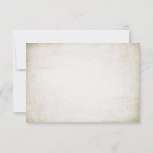 結婚式のivyとレースの返信 招待状 (裏面)