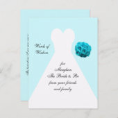 結婚式はがきに関する英知の言葉 アドバイスカード (正面/裏面)