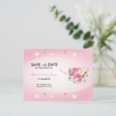 結婚式はがきを保存する ポストカード (スタンド正面)