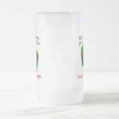 結婚式はビーチサンダルビーチ結婚式で良い フロストグラスビールジョッキ (中央)