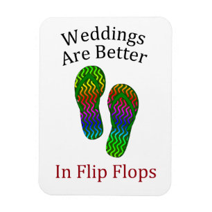 結婚式はビーチサンダルビーチ結婚式で良い マグネット