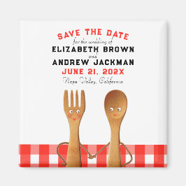 結婚式は日付を守る マグネット