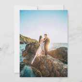 結婚式は日付を2つ少ない魚を保存 セーブザデート (裏面)