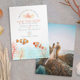 結婚式は日付を2つ少ない魚を保存 セーブザデート