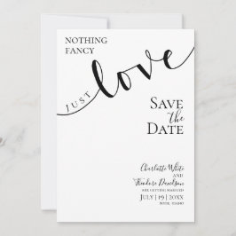結婚式は飾らずただ愛を Nothing Fancy Just Love, Save the date