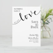 結婚式は飾らずただ愛を Nothing Fancy Just Love, Save the date (スタンド正面)