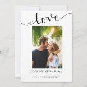 結婚式は飾らずただ愛を Nothing Fancy Just Love, Save the date (裏面)