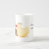 結婚式は3つの…陶磁器のマグを引込めます ボーンチャイナマグカップ (正面)