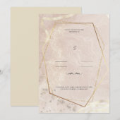 結婚式へのご招待 招待状 (正面/裏面)