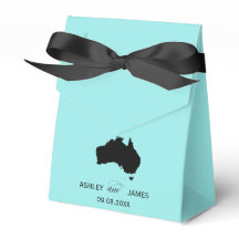 結婚式へようこそオーストラリア地図の好意ボックス