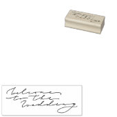 結婚式へようこそ ラバースタンプ (押印)