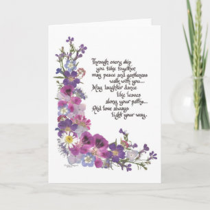 結婚式または婚約カード 案内状