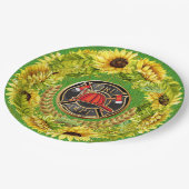 結婚式やその他の素敵な行事にぴったりの1日 ペーパープレート (アングル)