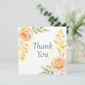 結婚式やシャワーのお礼カード 招待状 (スタンド正面)