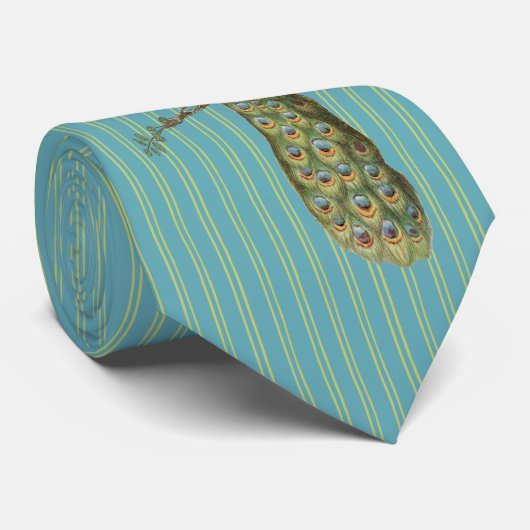 結婚式や特別な機会のための孔雀のネクタイ ネクタイ (ロール)