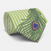 結婚式や特別な機会のための孔雀のネクタイ ネクタイ (ロール)