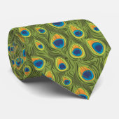 結婚式や特別な機会のための孔雀のネクタイ ネクタイ (ロール)