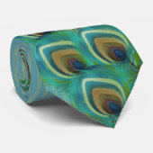 結婚式や特別な機会のための孔雀のネクタイ ネクタイ (ロール)