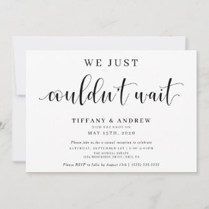 結婚式を待つことができなかった 案内状