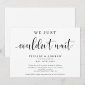 結婚式を待てなかった私たち 案内状 (正面/裏面)