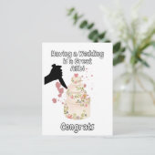 結婚式を挙げるのは良い言い訳 真実の犯罪 ポストカード (スタンド正面)