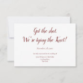 結婚式を結ぶワクチン接種の日程を節約 セーブザデート (正面)