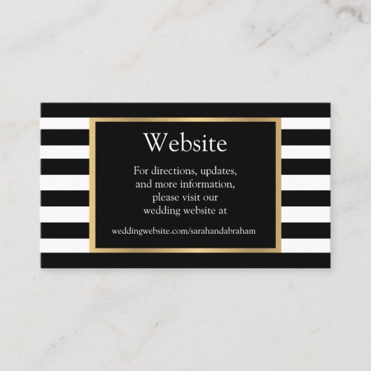 結婚式ウェブサイト同梱カード 名刺 (正面)