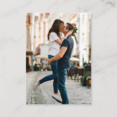 結婚式ウェブサイト | QRコードをスキャンして写真を共有 エンクロージャーカード (裏面)