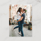 結婚式ウェブサイト|QRコードスキャンフォト エンクロージャーカード (裏面)