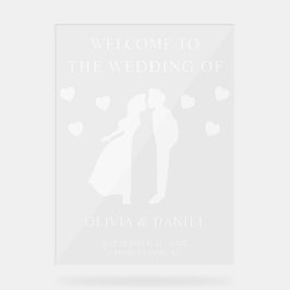 結婚式ウェルカムアクリルサイン ミニマリスト アクリルサイン