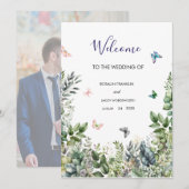 結婚式ウェルカムサイン シーズンカード (正面/裏面)