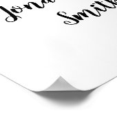 結婚式ウェルカムサイン ネイビー バーガンディ フローラル ポスター (角)