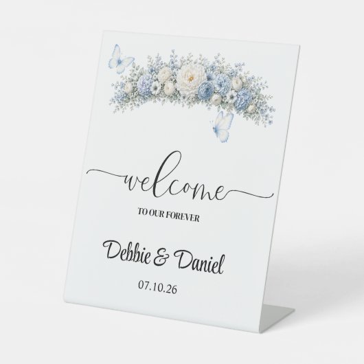 結婚式ウェルカムペデスタルサイン 台座サイン (正面)