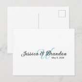 結婚式ウォーターボトルラベル016 ポストカード (正面/裏面)