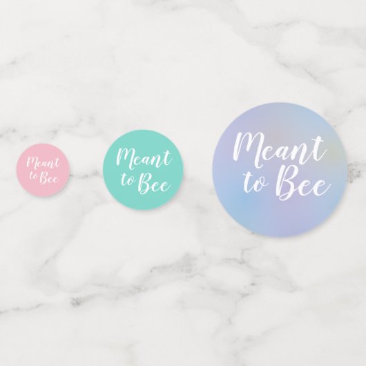 結婚式エレガントのパーティーを意味したカラフル上品 コンフェッティ (裏面)