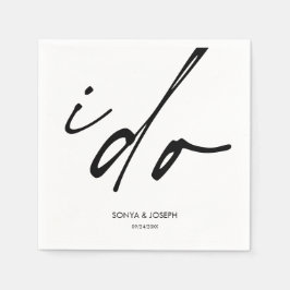 結婚式エレガントの日台本 スタンダードカクテルナプキン