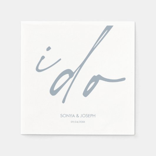 結婚式エレガントの日台本 スタンダードカクテルナプキン (正面)