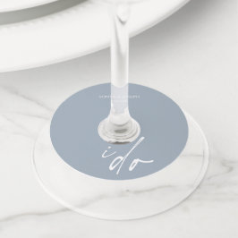 結婚式エレガントの日台本 ワイングラスタグ