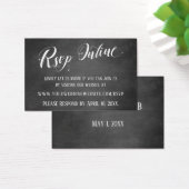 結婚式オンラインRSVP ハートスクリプト&黒板 (デスク)
