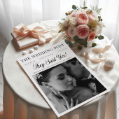 結婚式カスタム日新聞番組冊子 カード