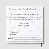 結婚式ゲストブック｜モダンなクレーンの思い出 ゲストブック (裏面)