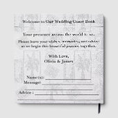 結婚式ゲストブック 思い出の記念品 ゲストブック (裏面)